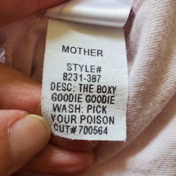 Mother Boxy Goodie Goodie "Pick Your Poison" Tee. Size Large - Picture 4 of 6